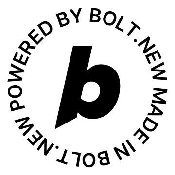 Powered by Bolt.new - Made in Bolt.new